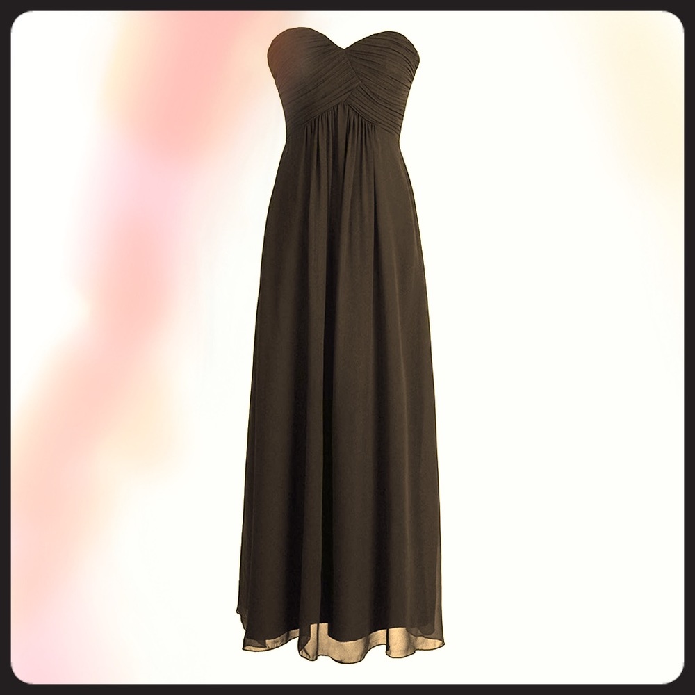 COPY - Black Strapless Evening Gown